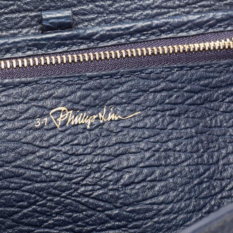 Pre Owned 3.1 Phillip Lim Blue Leather Pashli Medium Satchel