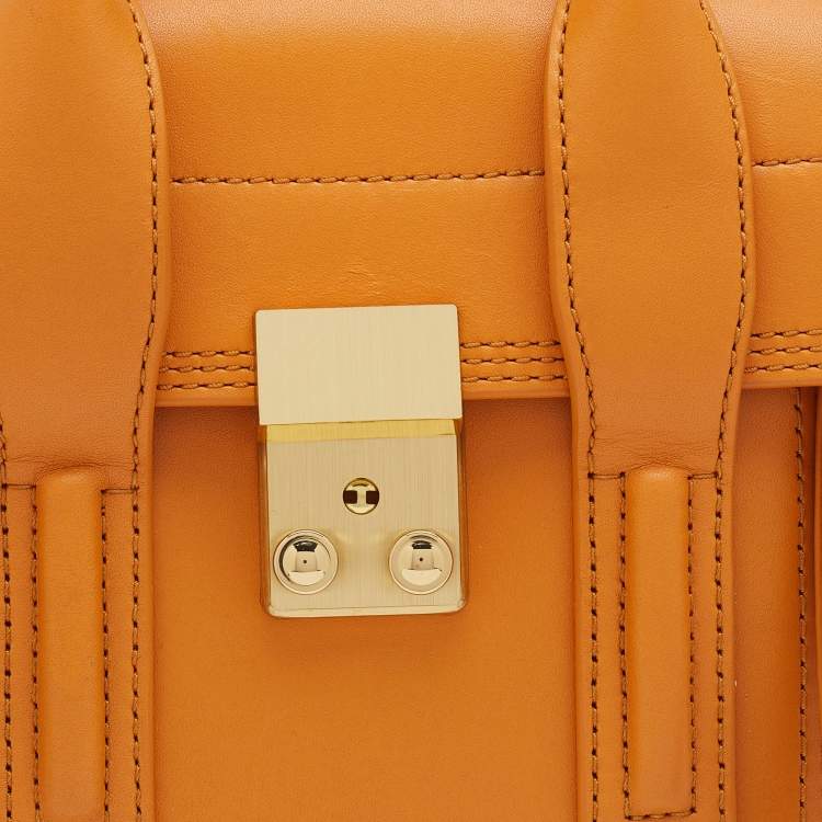 Pre Owned 3.1 Phillip Lim Mustard Yellow Leather Mini Pashli Satchel