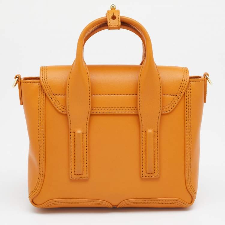 Pre Owned 3.1 Phillip Lim Mustard Yellow Leather Mini Pashli Satchel