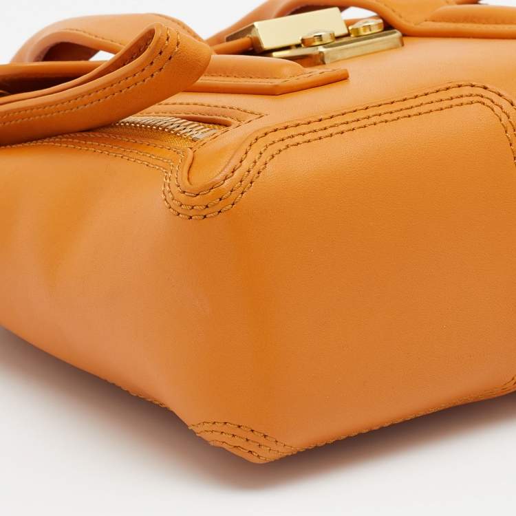 Pre Owned 3.1 Phillip Lim Mustard Yellow Leather Mini Pashli Satchel