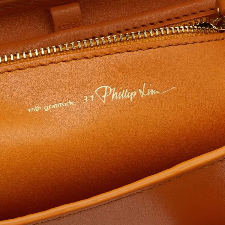 Pre Owned 3.1 Phillip Lim Mustard Yellow Leather Mini Pashli Satchel