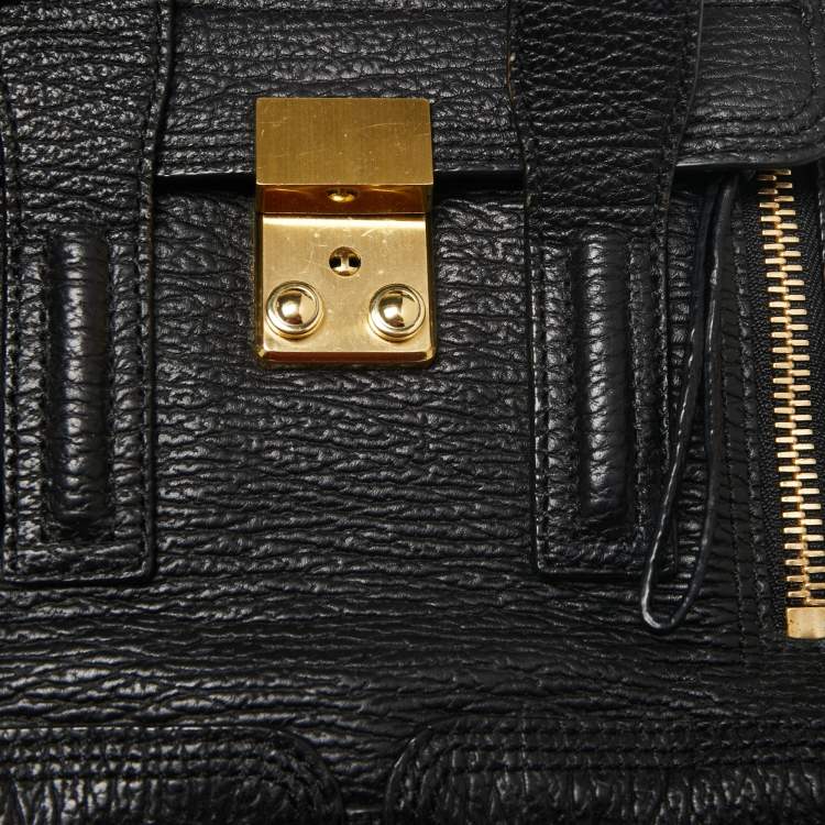 Pre Owned 3.1 Phillip Lim Black Leather Mini Pashli Satchel