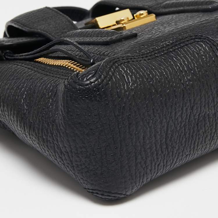 Pre Owned 3.1 Phillip Lim Black Leather Mini Pashli Satchel