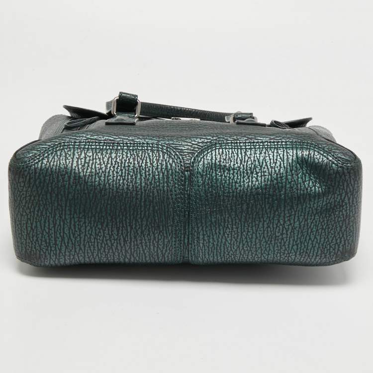 Pre Owned 3.1 Phillip Lim Dark Green Leather Pashli Medium Satchel