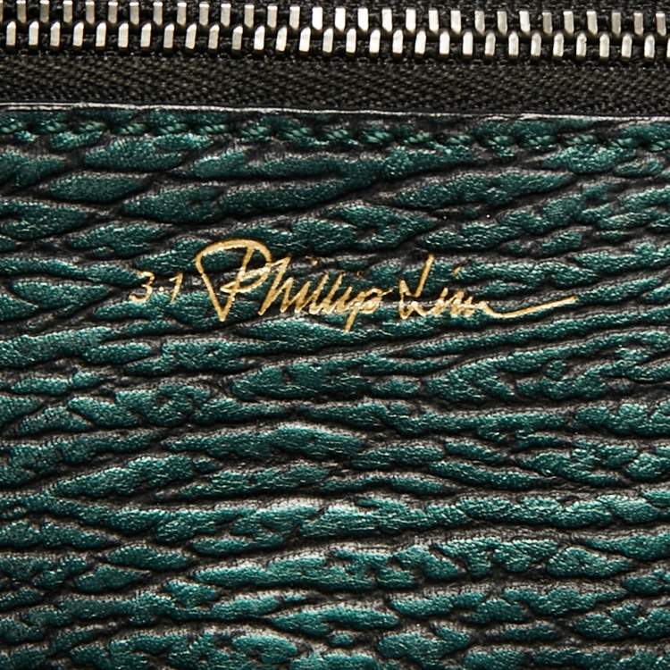 Pre Owned 3.1 Phillip Lim Dark Green Leather Pashli Medium Satchel