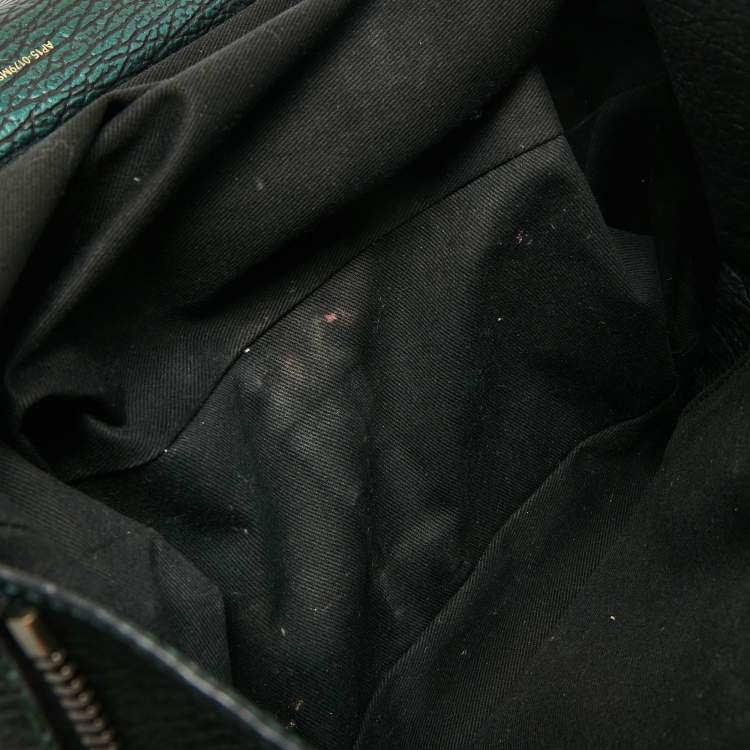 Pre Owned 3.1 Phillip Lim Dark Green Leather Pashli Medium Satchel