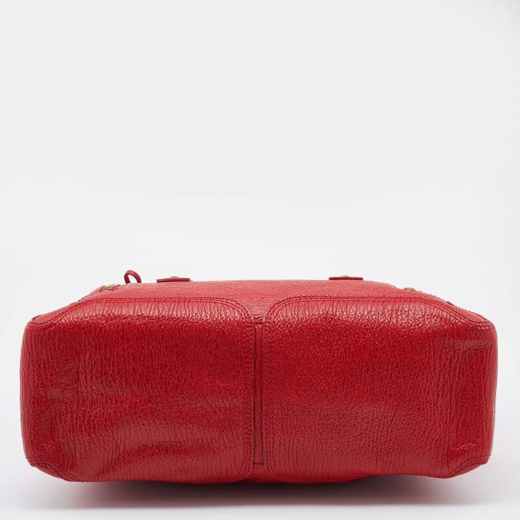 Pre Owned 3.1 Phillip Lim Red Leather Pashli Large Satchel