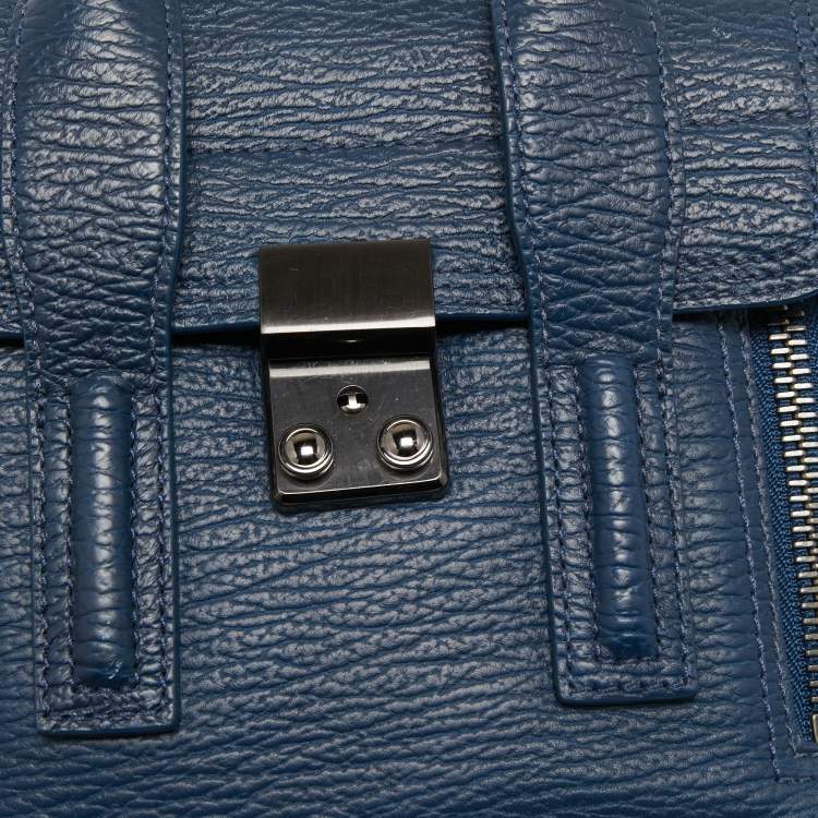 Pre Owned 3.1 Phillip Lim Blue Leather Mini Pashli Satchel