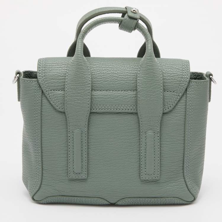 Pre Owned 3.1 Phillip Lim Mint Green Leather Mini Pashli Satchel