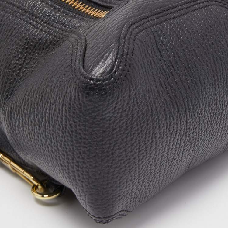 Pre Owned 3.1 Phillip Lim Black Textured Leather Pashli Backpack