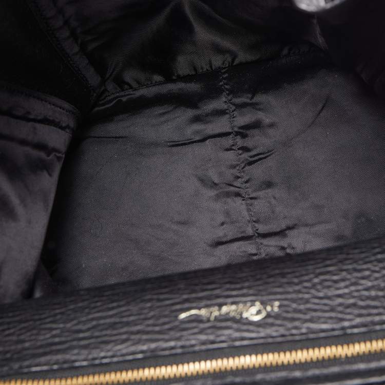 Pre Owned 3.1 Phillip Lim Black Textured Leather Pashli Backpack