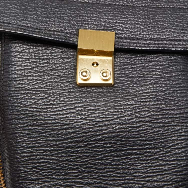 Pre Owned 3.1 Phillip Lim Black Textured Leather Pashli Backpack