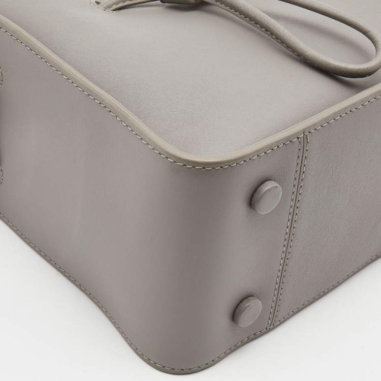 Pre Owned 3.1 Phillip Lim Grey Leather Mini Soleil Bucket Bag