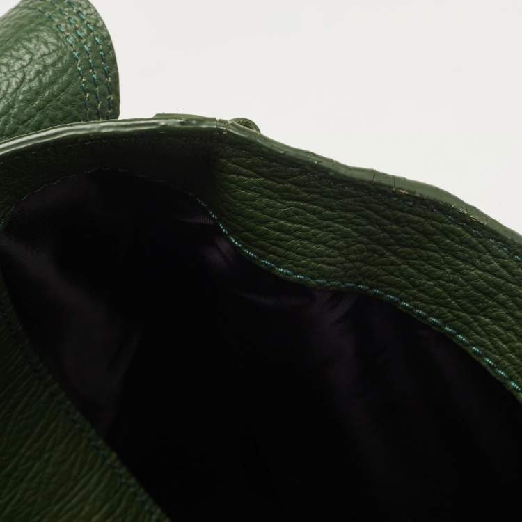 Pre Owned 3.1 Phillip Lim Green Leather Large Pashli Tote