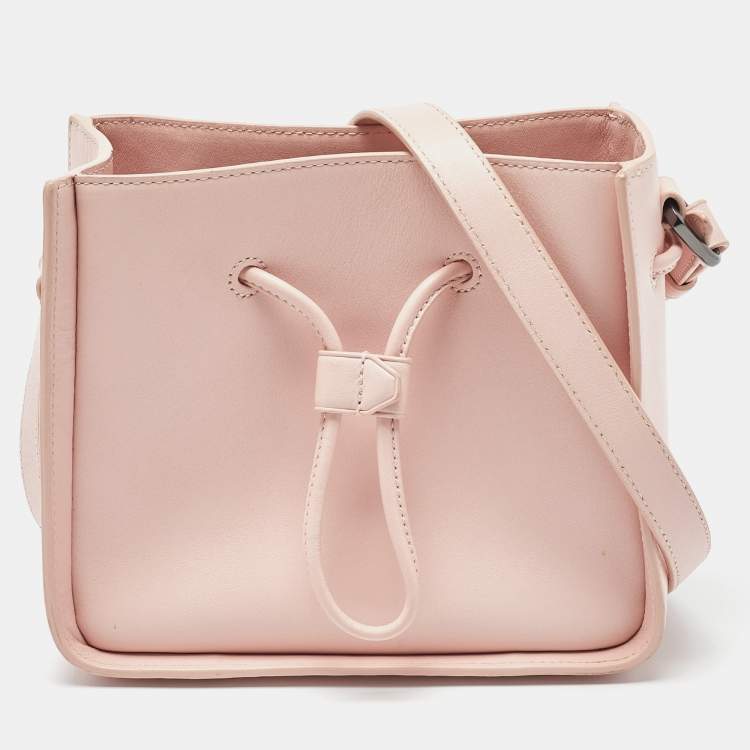 3.1 Phillip Lim Pink Leather Mini Soleil Bucket Bag 3.1