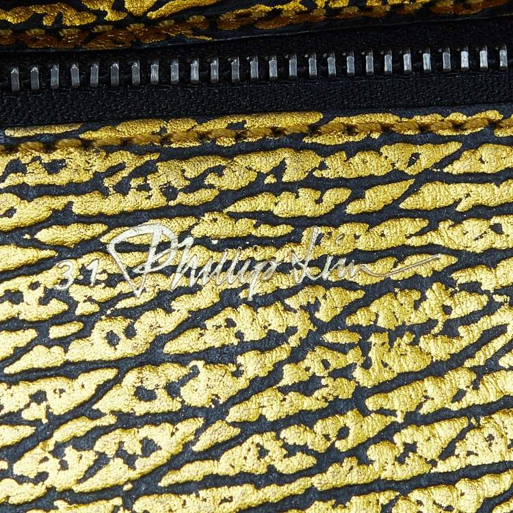 Pre Owned 3.1 Phillip Lim Gold Leather Mini Pashli Satchel