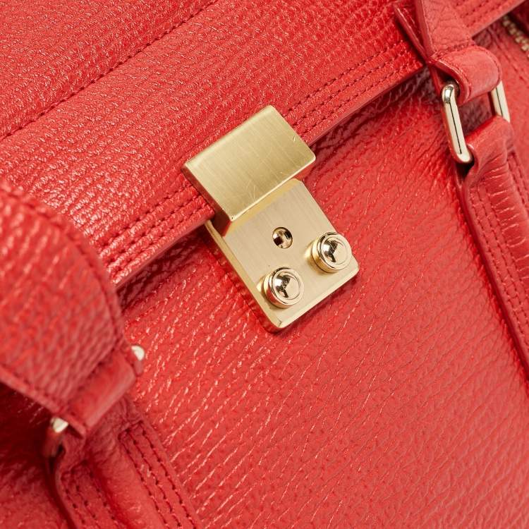 Pre Owned 3.1 Phillip Lim Red Leather Large Pashli Satchel