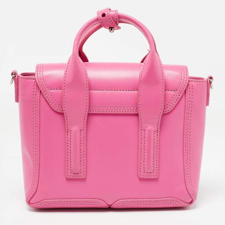 Pre Owned 3.1 Phillip Lim Pink Leather Mini Pashli Satchel