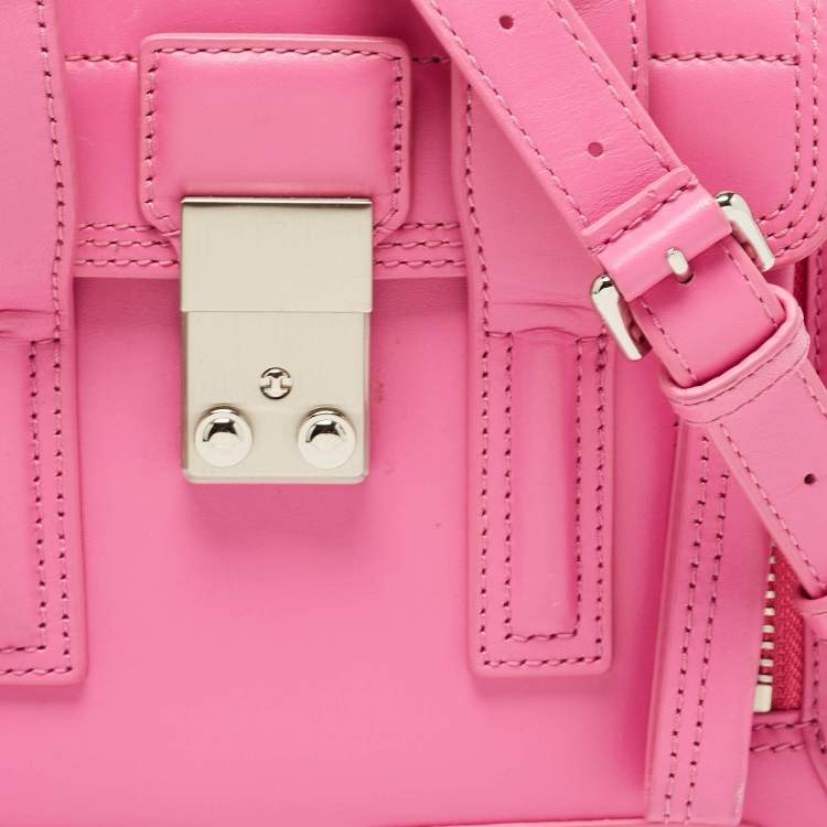 Pre Owned 3.1 Phillip Lim Pink Leather Mini Pashli Satchel