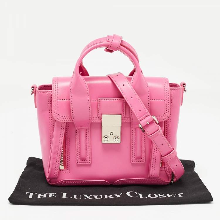Pre Owned 3.1 Phillip Lim Pink Leather Mini Pashli Satchel
