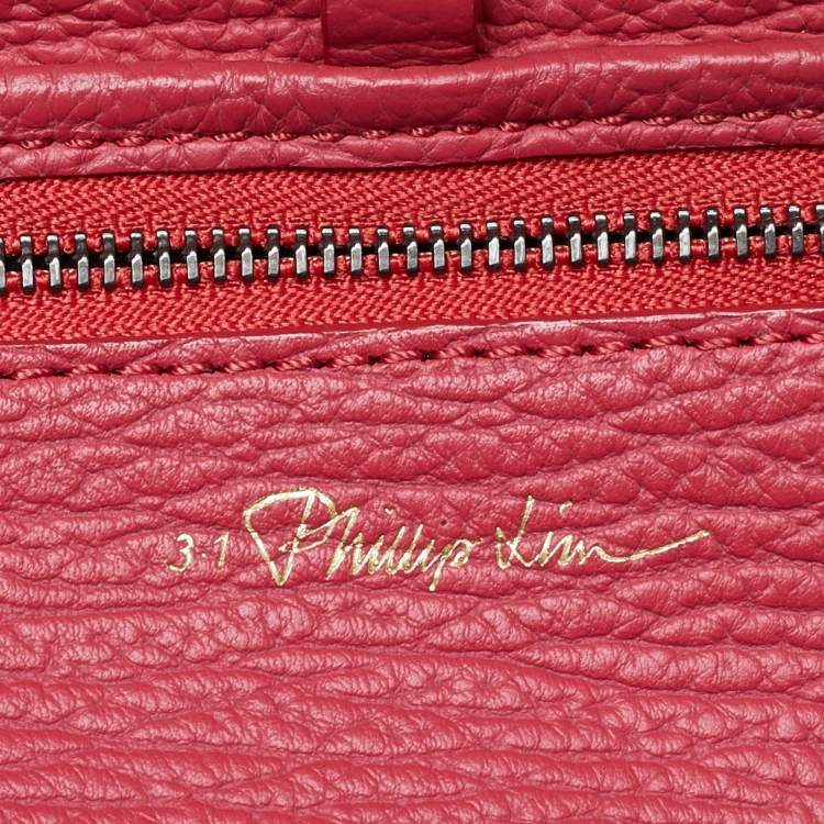 Pre Owned 3.1 Phillip Lim Red Leather Pashli Medium Satchel