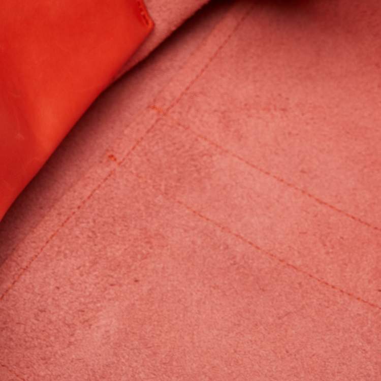 Pre Owned 3.1 Phillip Lim Orange Leather Fold Over Tote