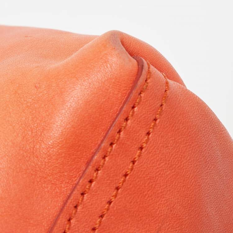 Pre Owned 3.1 Phillip Lim Orange Leather Fold Over Tote