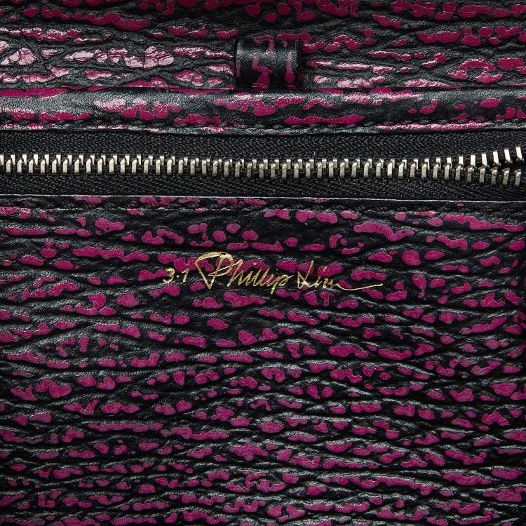 Pre Owned 3.1 Phillip Lim Purple Leather Mini Pashli Satchel