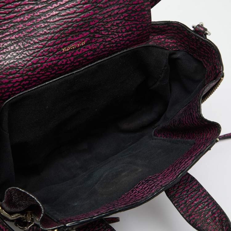 Pre Owned 3.1 Phillip Lim Purple Leather Mini Pashli Satchel