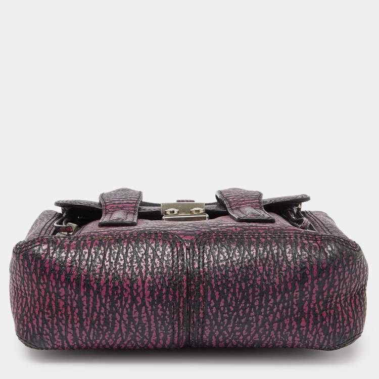 Pre Owned 3.1 Phillip Lim Purple Leather Mini Pashli Satchel