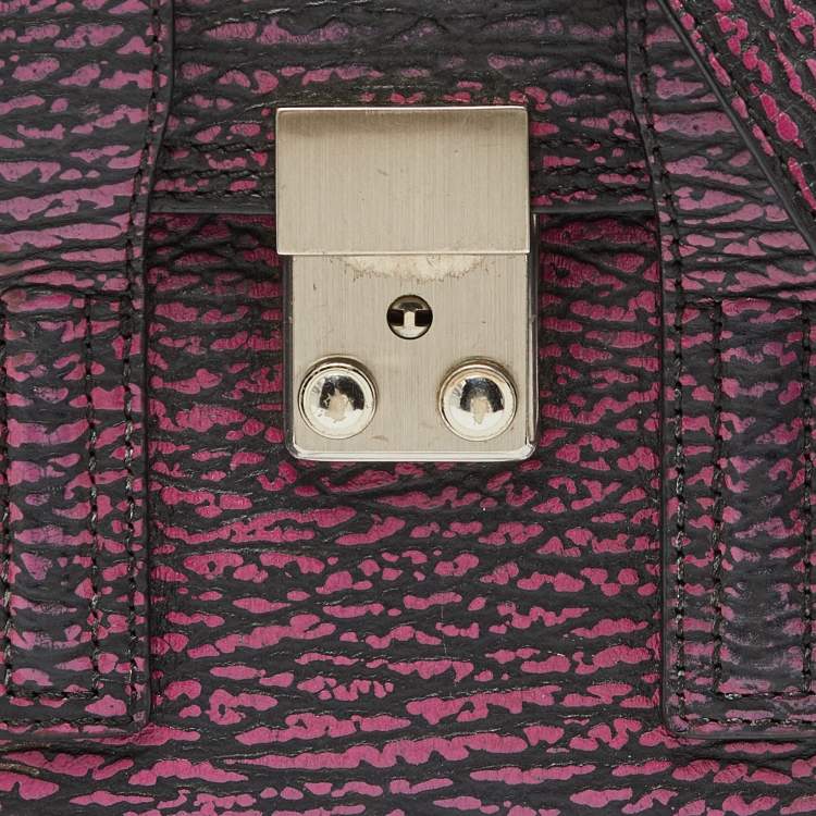 Pre Owned 3.1 Phillip Lim Purple Leather Mini Pashli Satchel