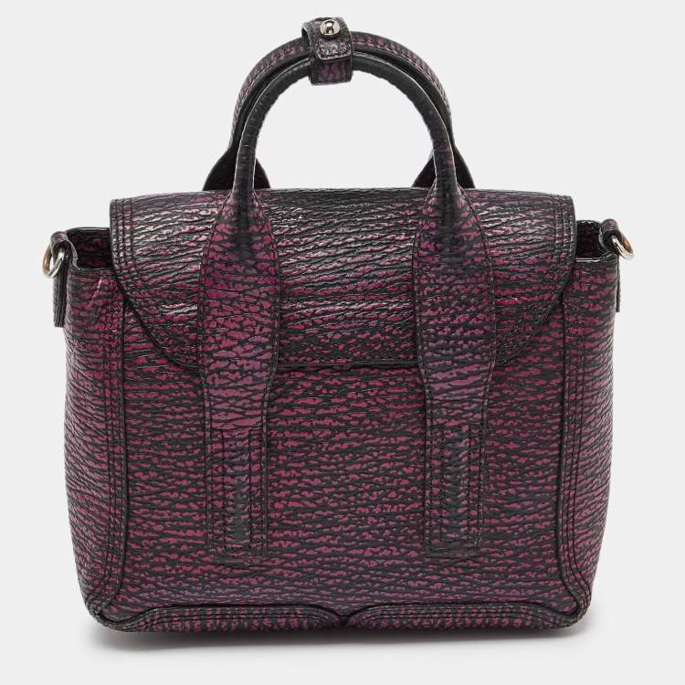 Pre Owned 3.1 Phillip Lim Purple Leather Mini Pashli Satchel