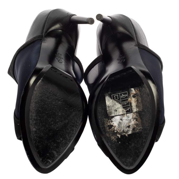 Pre Owned 3.1 Phillip Lim Suede, Leather, And Mesh Aria Sandal Size 35    