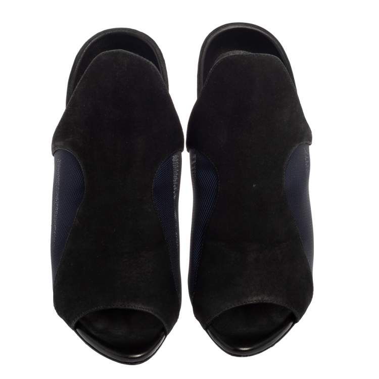 Pre Owned 3.1 Phillip Lim Suede, Leather, And Mesh Aria Sandal Size 35    