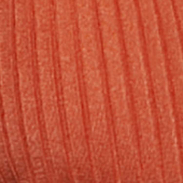 Pre Owned Monday Swimwear Orange Rib Knit Palma Top M