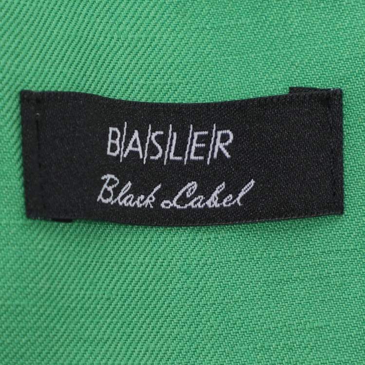 Pre Owned Basler Green Linen Blend Single Breasted Blazer XL