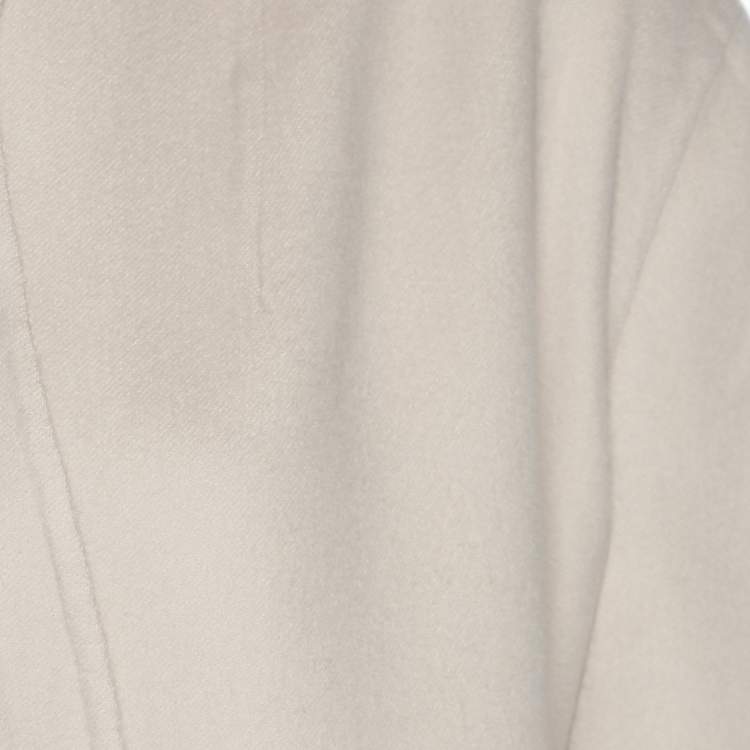 Pre Owned Agnona Light Beige Cashmere Jacket XL