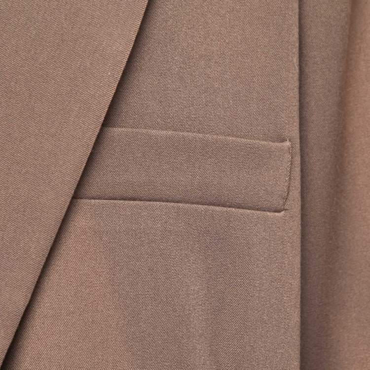 Pre Owned Prevu Brown Oversized Blazer M