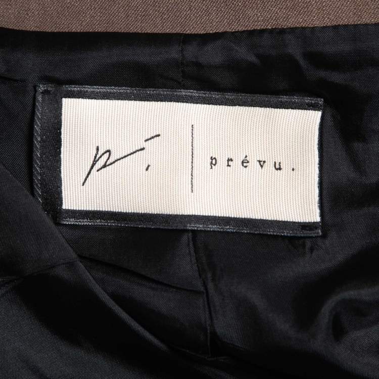Pre Owned Prevu Brown Oversized Blazer M