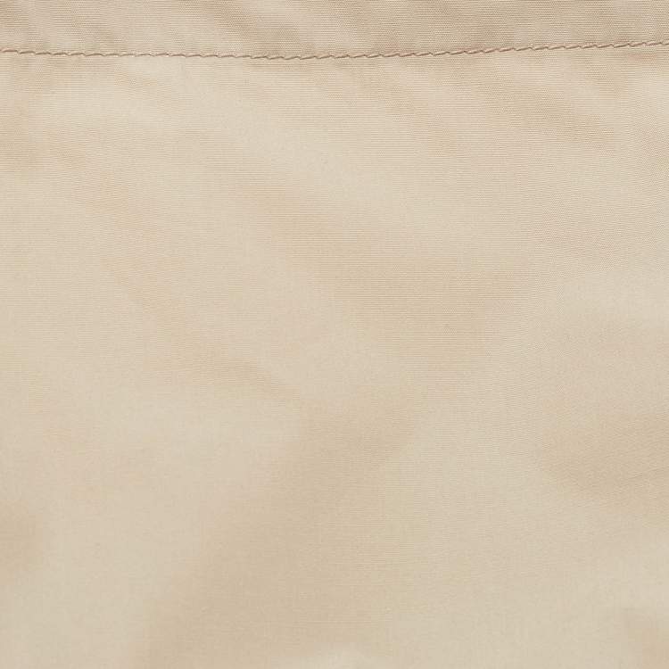Pre Owned Acne Studios Beige Cotton Asymmetric Wrap Skirt XS