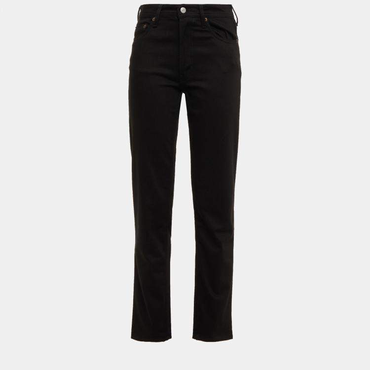 Pre Owned Acne Studios Cotton Straight Leg Jeans 27W-32L