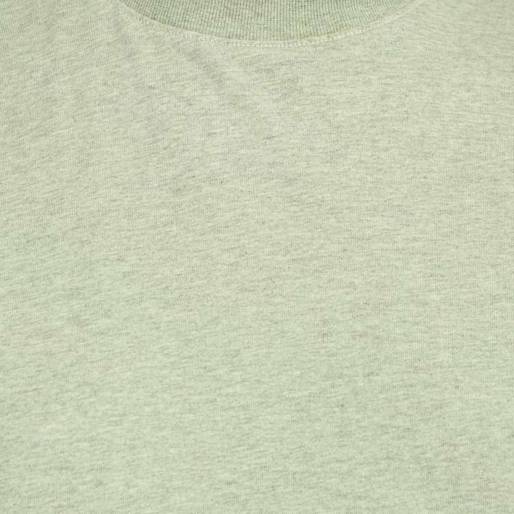 Pre Owned Acne Studios Green Care Label Applique Jersey Crewneck T-shirt XXS