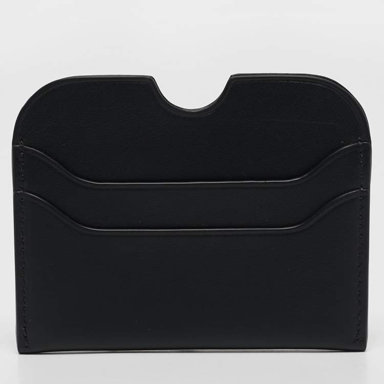Pre Owned Acne Studios Black Leather Card Holder