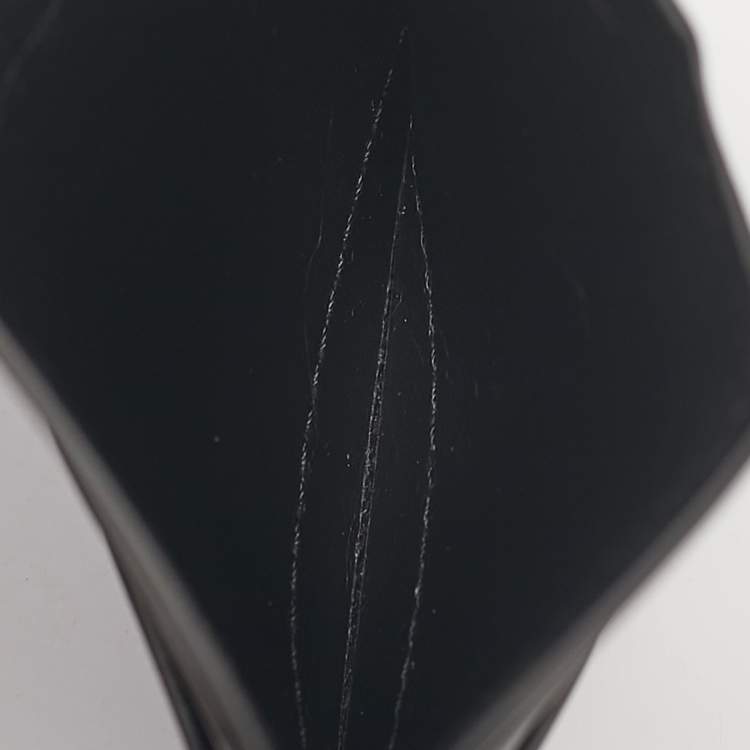 Pre Owned Acne Studios Black Leather Card Holder