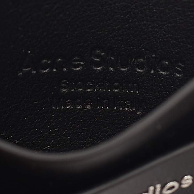Pre Owned Acne Studios Black Leather Card Holder