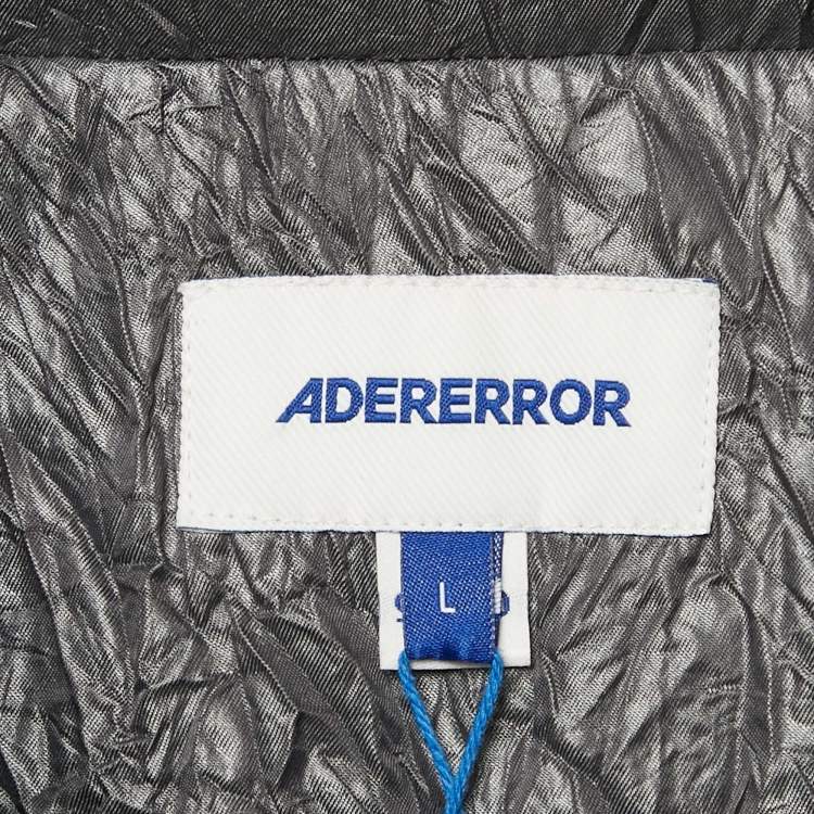 Pre Owned Ader Error Multicolor Synthetic Colour-Block Aren Down Gilet L