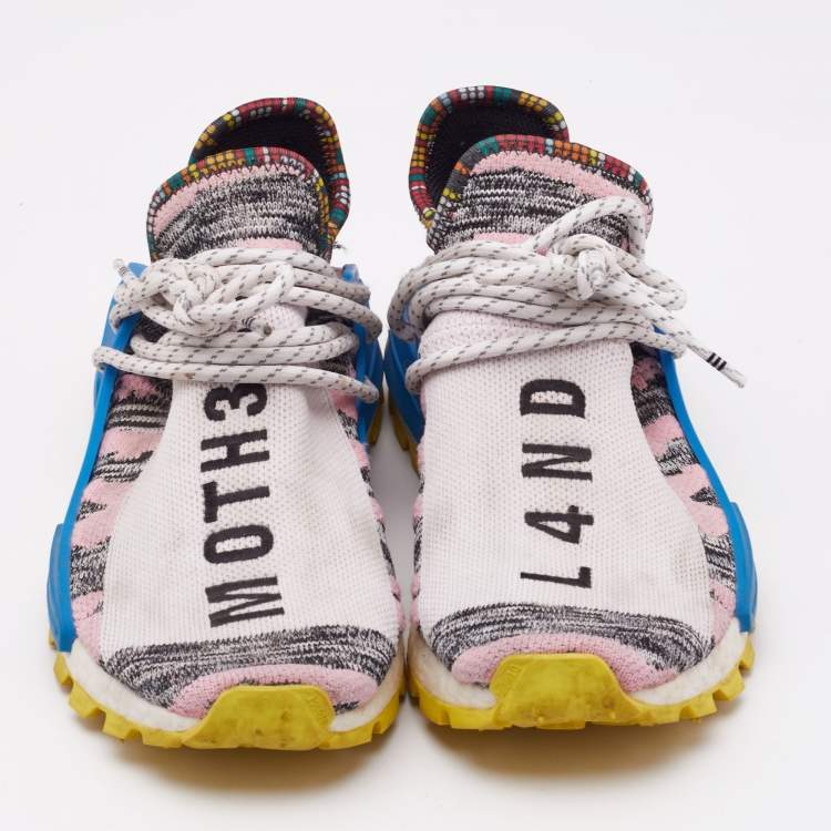 Pre Owned Adidas By Raf Simons Multicolor Knit Fabric Mother L4ND Sneakers Size 37.5