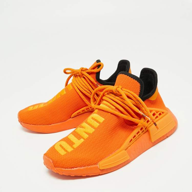 Tigre Viaje Abrazadera Pharrell Williams x adidas Orange Knit Fabric NMD Hu Sneakers Size 38  Pharrell Williams | TLC
