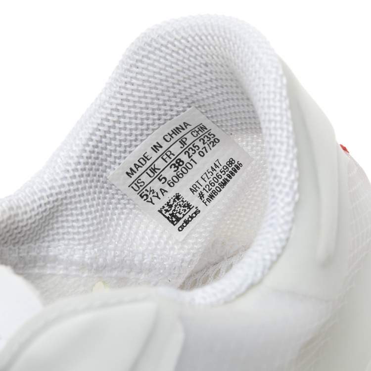 Pre Owned Adidas x Prada White Mesh A+P Luna Sneakers Size 38