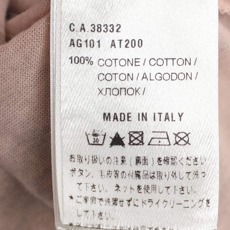 Pre Owned Agnona Beige Cotton Sleeveless Tops Set L